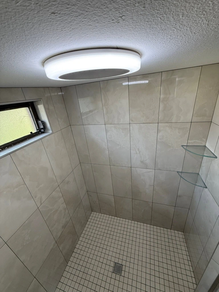 Custom walk-in shower tile Sarasota FL