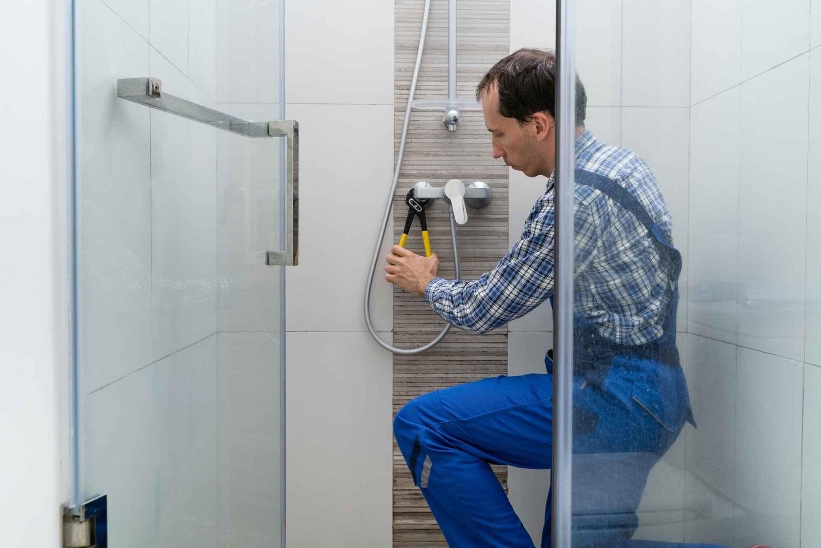 Walk-in Shower Installation in Bathroom Conversion in Luxury Bathroom Remodel Sarasota FL